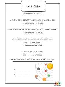 actividades del sistema solar para primaria