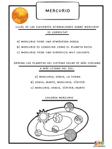 actividades del sistema solar para primaria