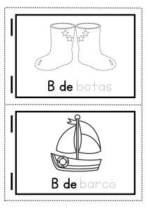 dibujos con la letra b para colorear