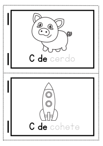 Dibujos con la letra C