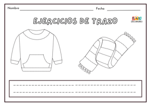 Ejercicio de Trazo y grafomotricidad descarga pdf 