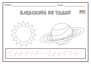 Ejercicio de Trazo y grafomotricidad descarga pdf 