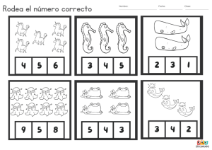 Fichas descargables gratuitas de actividades de conteo para preescolar 