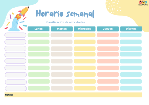 horario escolar para imprimir 