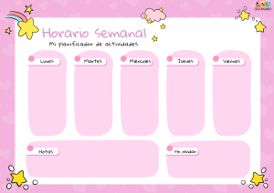 horario escolar para imprimir 