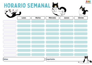 horario escolar para imprimir 