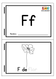 dibujos con la letra F fichas para niños de preescolar