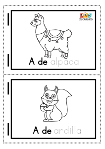 imagenes para colorear con la letra a