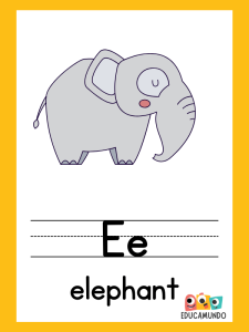 poster abecedario animales