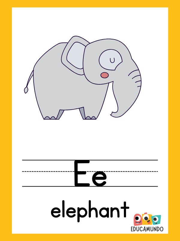 Abecedario en ingles con dibujos Animales | EducaMundo