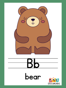 poster abecedario animales