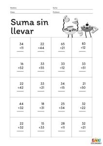 Sumas sin llevar 200 sumas
