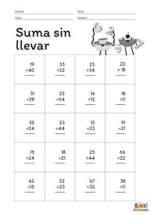 Sumas sin llevar 200 sumas
