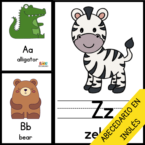 Abecedario en ingles con dibujos Animales | EducaMundo