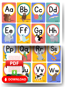 abecedario con animales descarga pdf