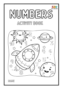 actividades números del 1 al 10 en ingles