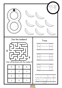 actividades números del 1 al 10 en ingles 