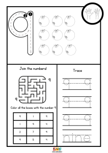 actividades números del 1 al 10 en ingles 