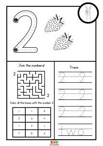actividades números del 1 al 10 en ingles 