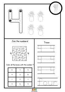 actividades números del 1 al 10 en ingles 
