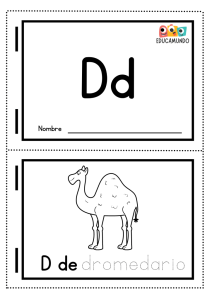 dibujos con la letra d