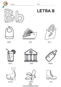 dibujos letras abecedario letra b