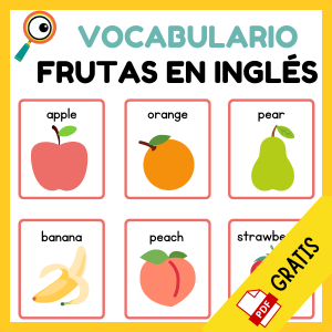 vocabulario en ingles frutas