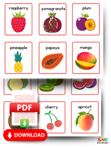 vocabulario en ingles frutas