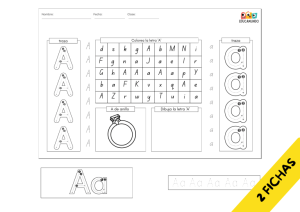 Ficha de actividades educativas con la letra A para niños de preescolar. Contiene un ejercicio para encontrar y colorear todas las letras A, así como trazos para practicar las formas mayúsculas y minúsculas.