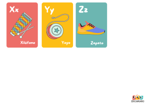 Conjunto completo de 27 tarjetas del abecedario español con imágenes coloridas para cada letra, ideal para el aula y el hogar.