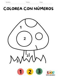 dibujos para colorear con números pdf descarga gratuita para niños de preescolar o primaria, dibujo de seta