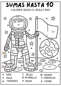 Hojas De Trabajo Para Colorear De Sumas Simples