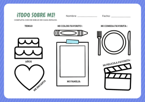 todo sobre mi preescolar descargables