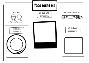 todo sobre mi preescolar fichas gratis
