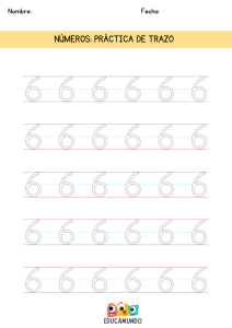 Descarga nuestras fichas del número 6 para niños. Perfectas para aprender a trazar el número 6 y colorear dinosaurios. Incluye actividades de repaso y trazo con puntos.