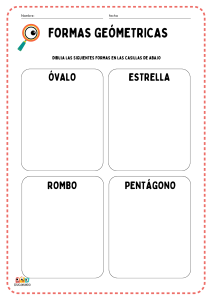 Figuras Geométricas actividades en pdf para niños de primaria