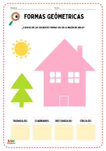 Figuras Geométricas actividades en pdf para niños de primaria