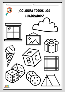 Figuras Geométricas actividades en pdf para niños de primaria