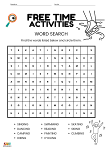 sopas de letras en inglés para descargar