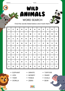 sopas de letras en inglés para descargar