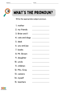 usando pronombres demostrativos fichas