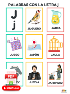 Palabras Con La Letra J Reglas Ortográficas De La J | Palabras Que Se
