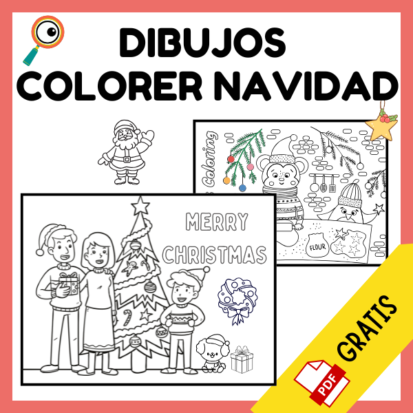 Dibujos de Navidad para colorear