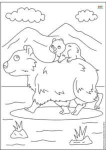 dibujos de capibara para colorear