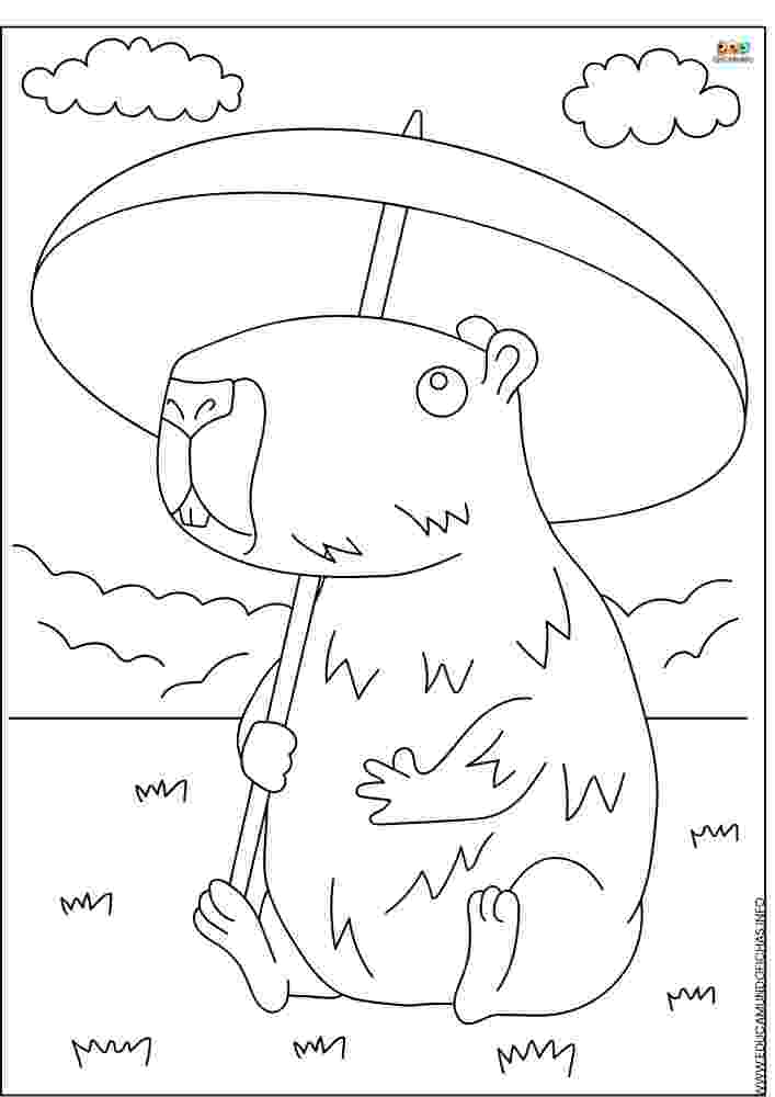 Dibujos de Capibaras