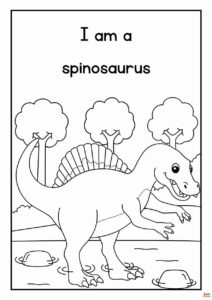 dibujos de dinosaurios en ingles 4