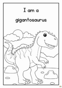 dibujos de dinosaurios en ingles 5