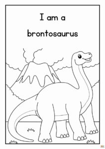 dibujos de dinosaurios en ingles 6