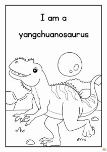 dibujos de dinosaurios en ingles 7