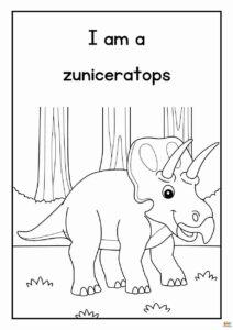 dibujos de dinosaurios en ingles 8